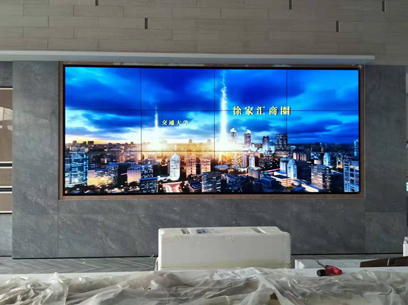 55寸液晶拼接屏成功亮相于廣州熙園售樓部案例